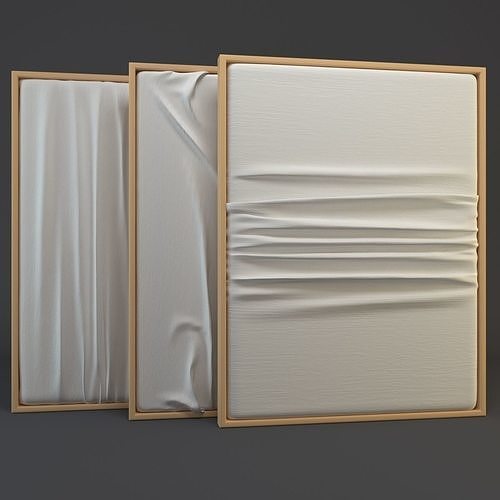 Decor from fabric 3D model