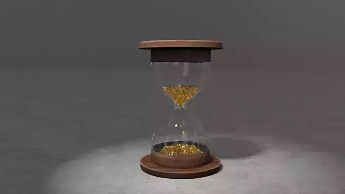 Animated 3D Hourglass