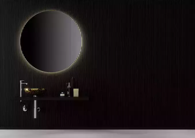 Modern Bathroom Wall