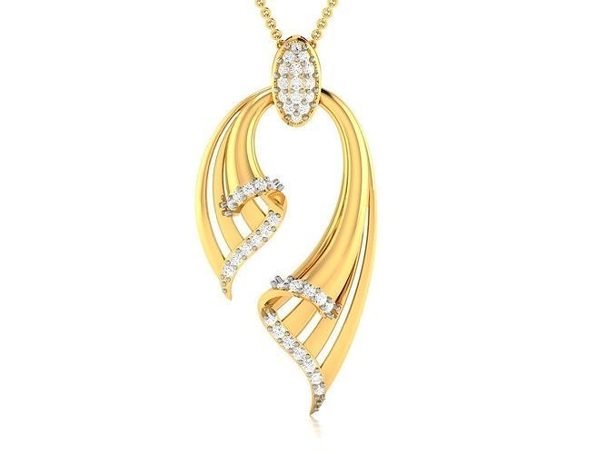 Women pendant 3dm render detail 3D print model