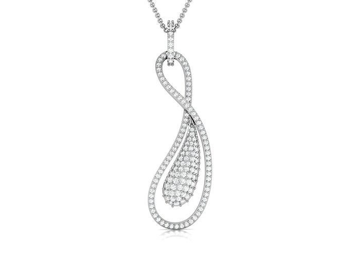 Women pendant 3dm render detail 3D print model