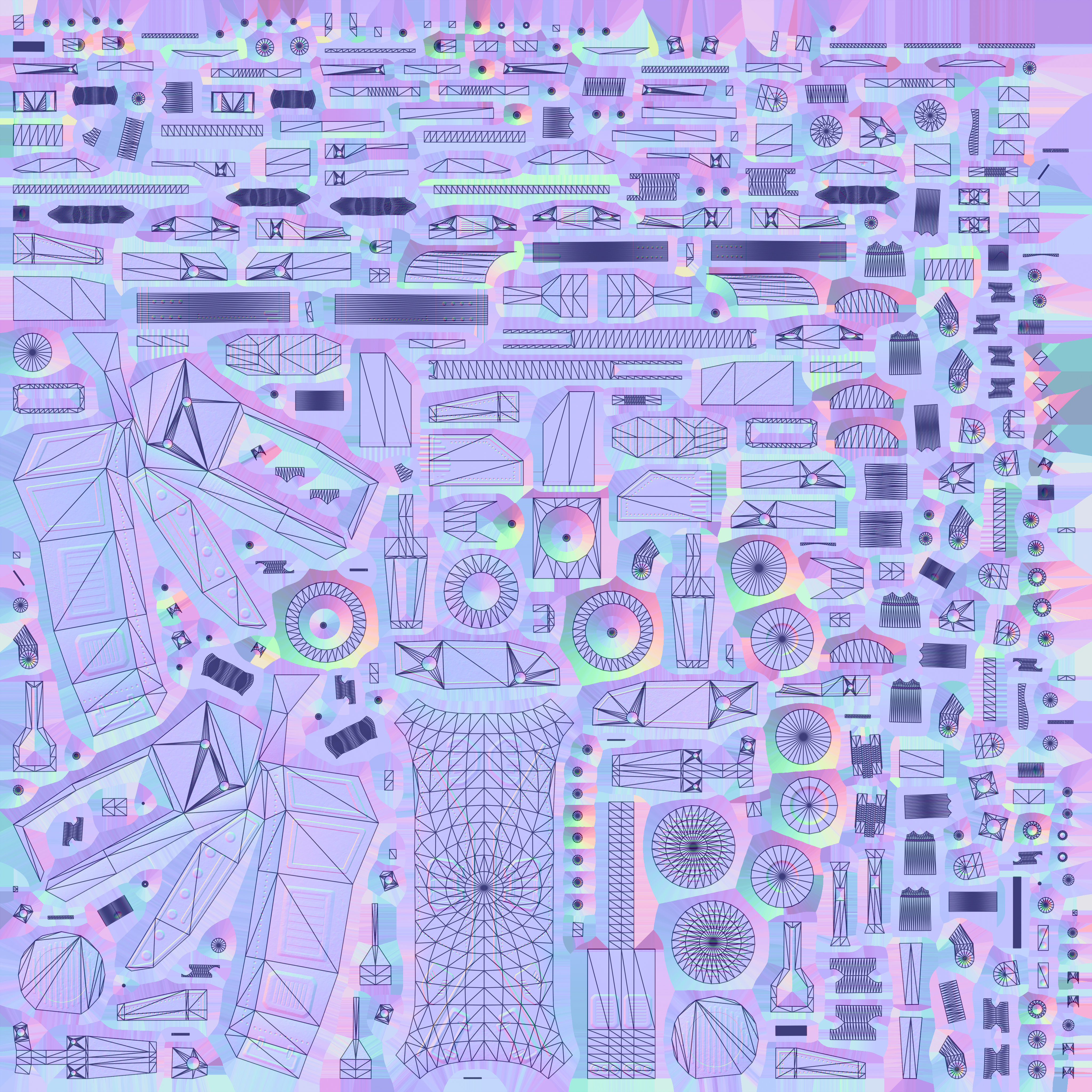 Mech 3D Model For Game Low-poly 3D model_19