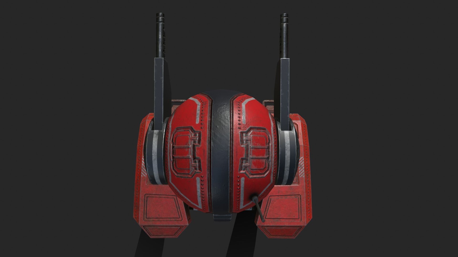 Mech 3D Model For Game Low-poly 3D model_8