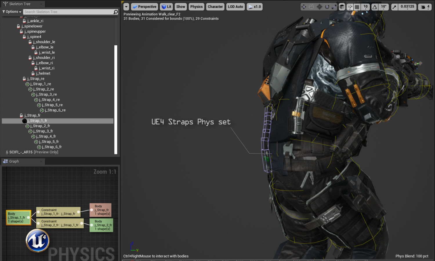 SCIFI - URBAN SOLDIER Low-poly 3D model_19