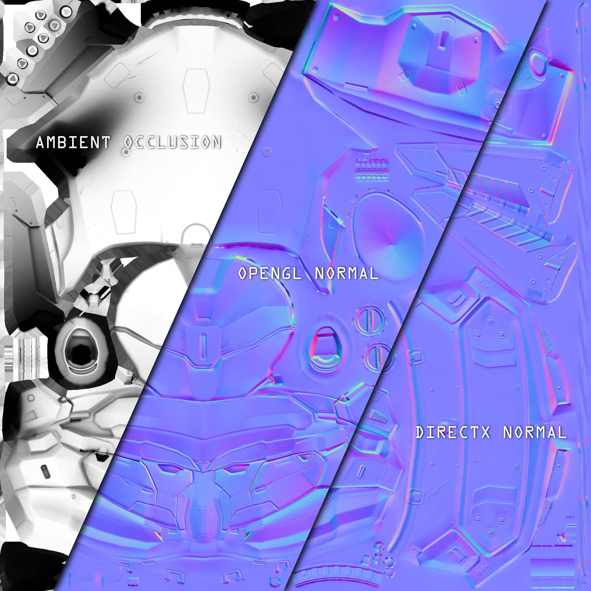 SCIFI - URBAN SOLDIER Low-poly 3D model_16