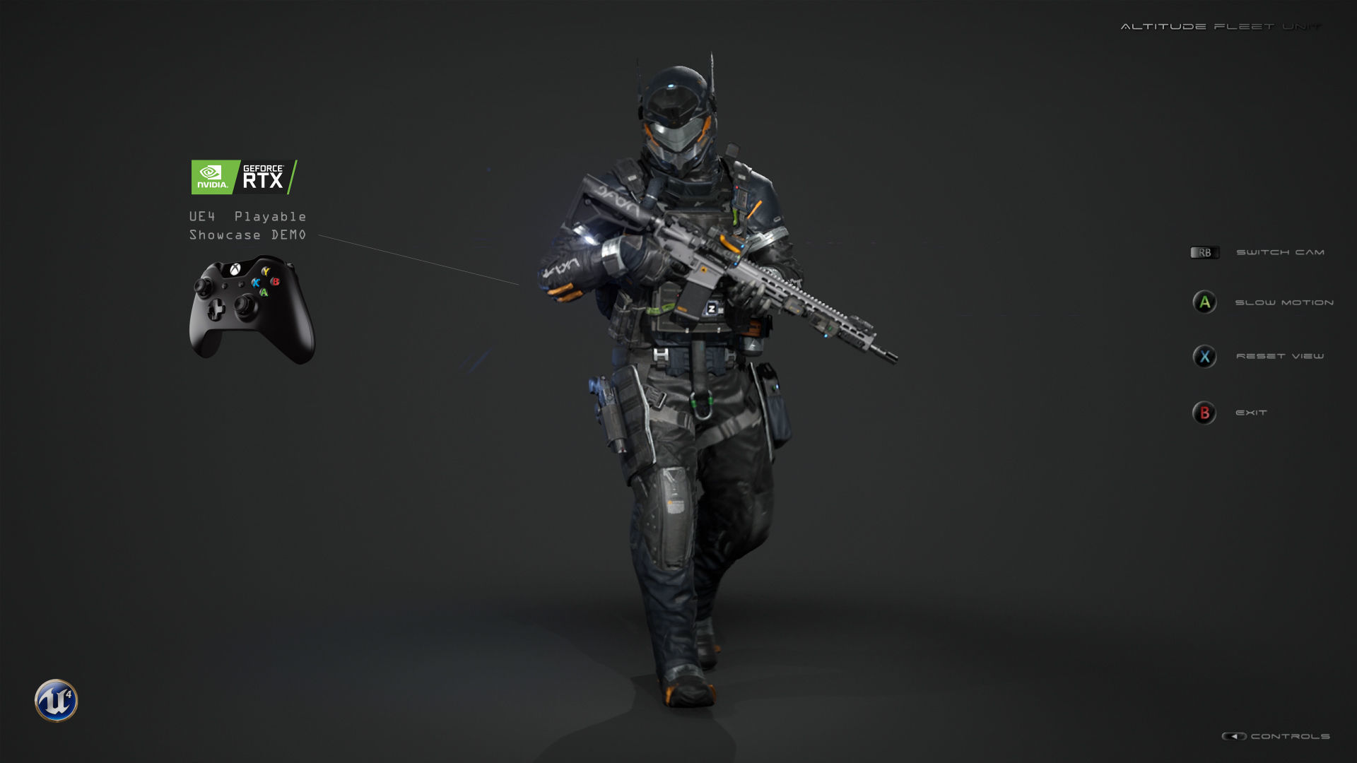 SCIFI - URBAN SOLDIER Low-poly 3D model_11