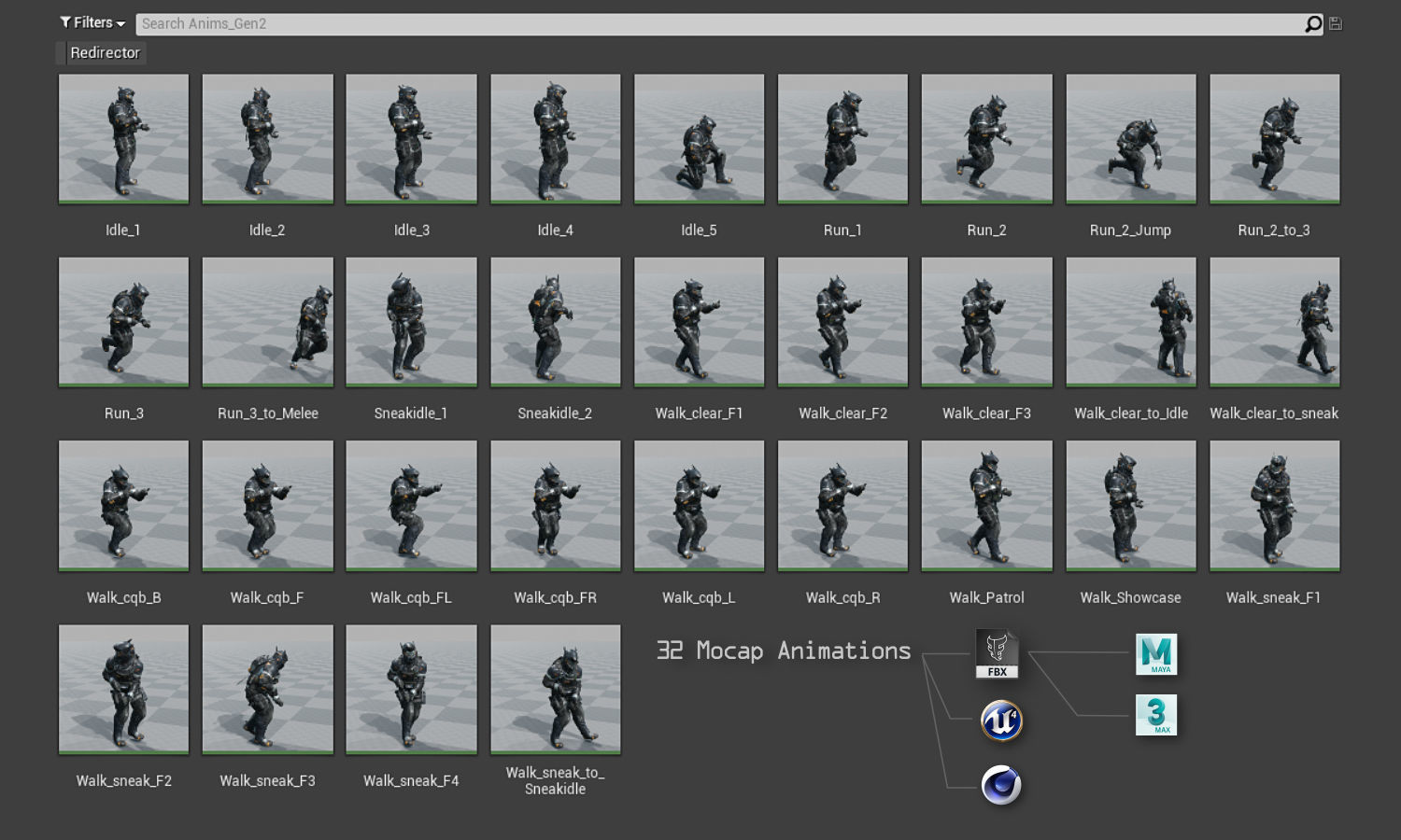 SCIFI - URBAN SOLDIER Low-poly 3D model_18
