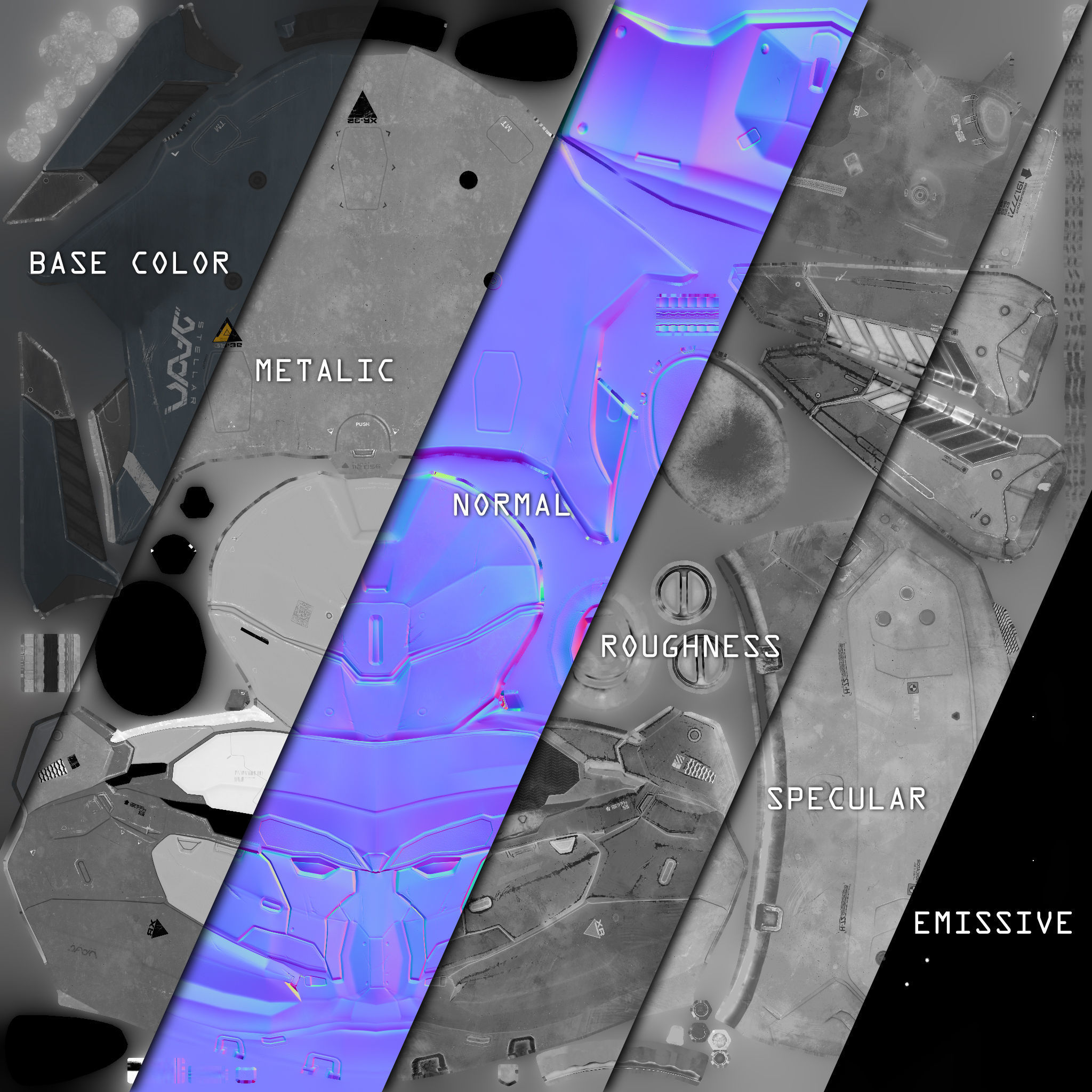 SCIFI - URBAN SOLDIER Low-poly 3D model_15