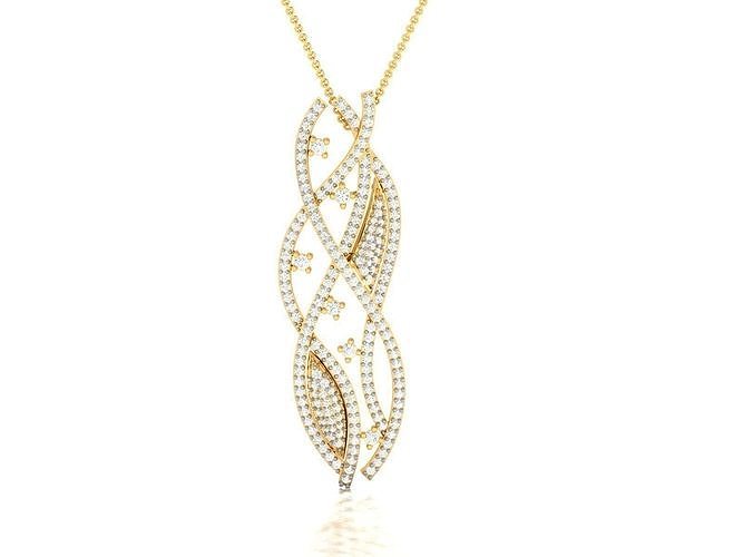 Women pendant 3dm render detail 3D print model