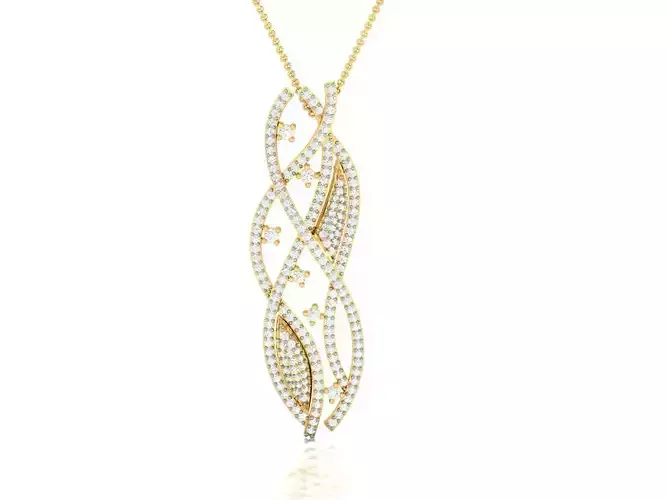 Women pendant 3dm render detail 3D print model