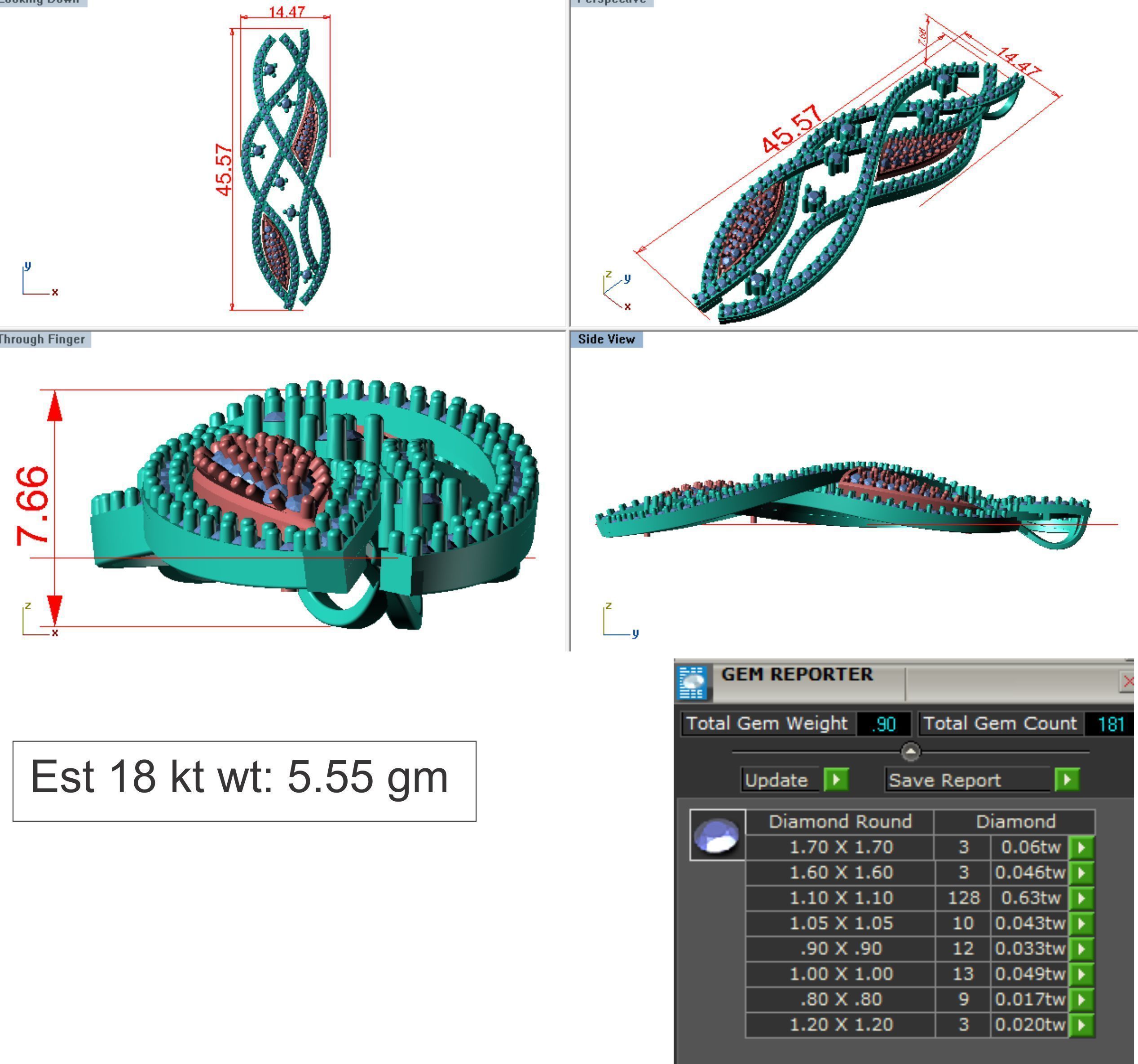 Women pendant 3dm render detail 3D print model_6