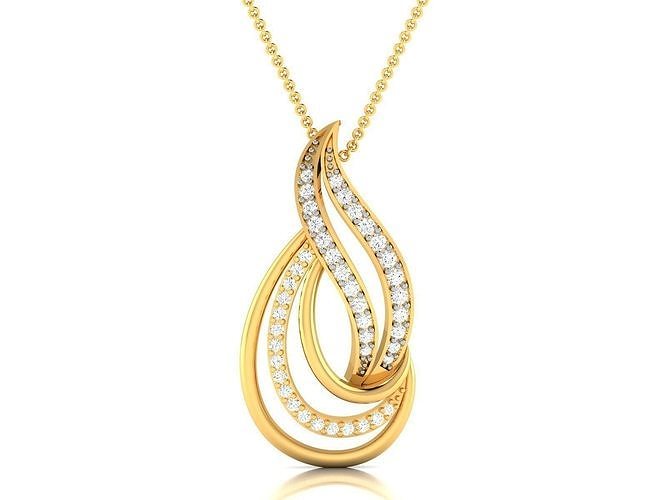Women pendant 3dm render detail 3D print model