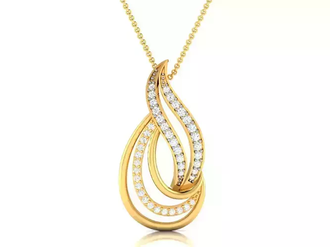 Women pendant 3dm render detail 3D print model
