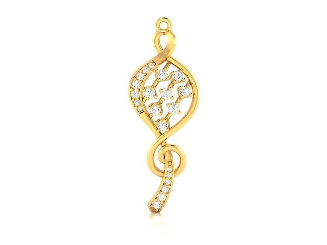Women pendant 3dm render detail 3D print model