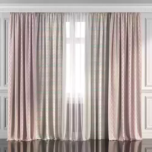 Curtain Set 264 3D model