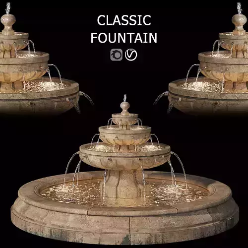 Fountain  20 3D model
