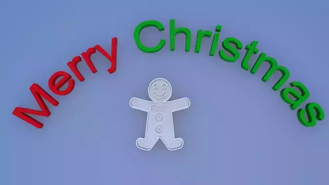 Cookie man 3D print model Cookie man 3D print model