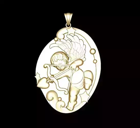 ANGEL PENDANT 3D print model