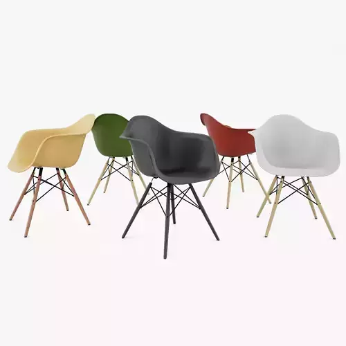 Vitra Eames Plastic DAW Armchair