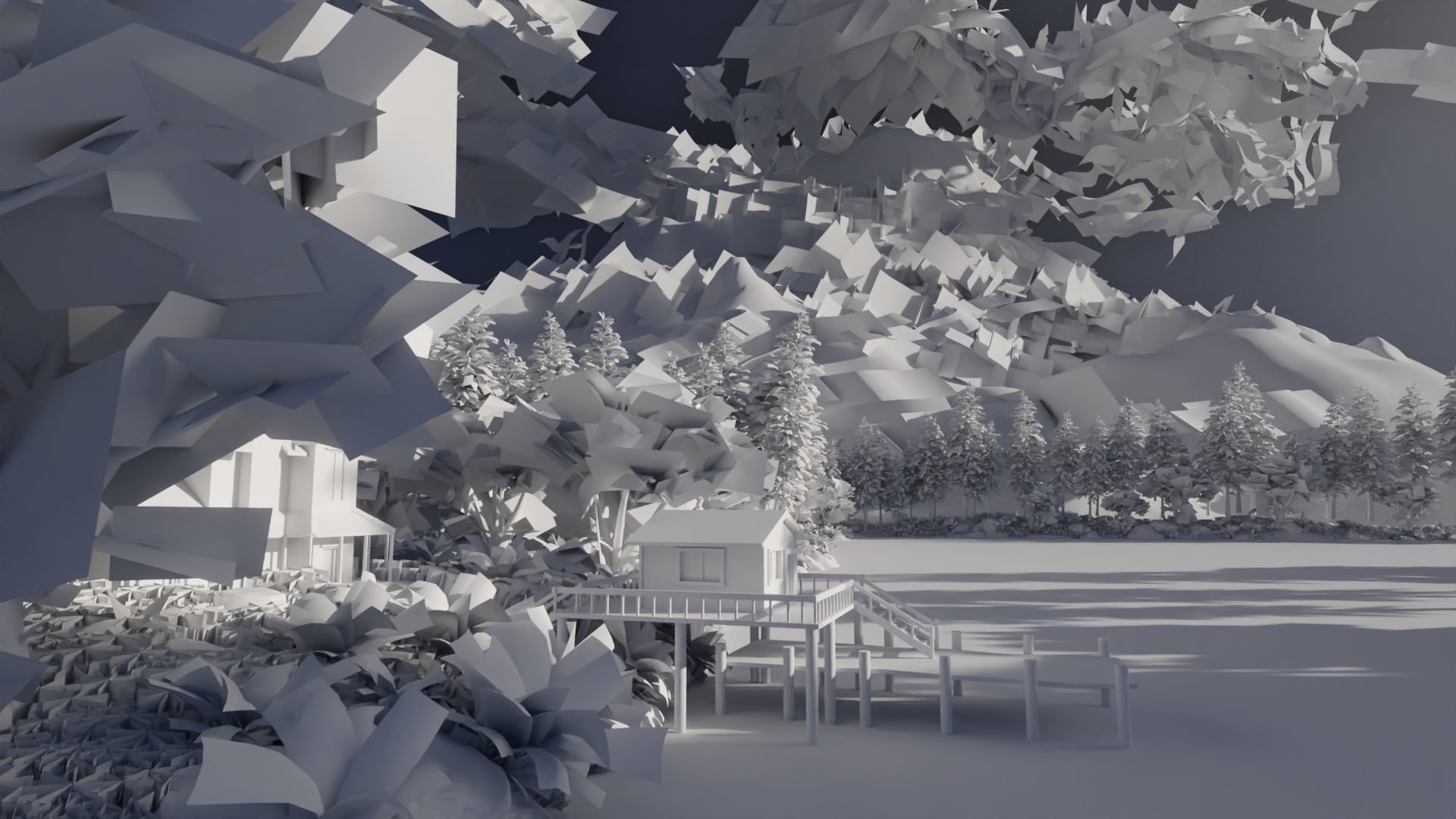 Jungle Scene 3D model_10