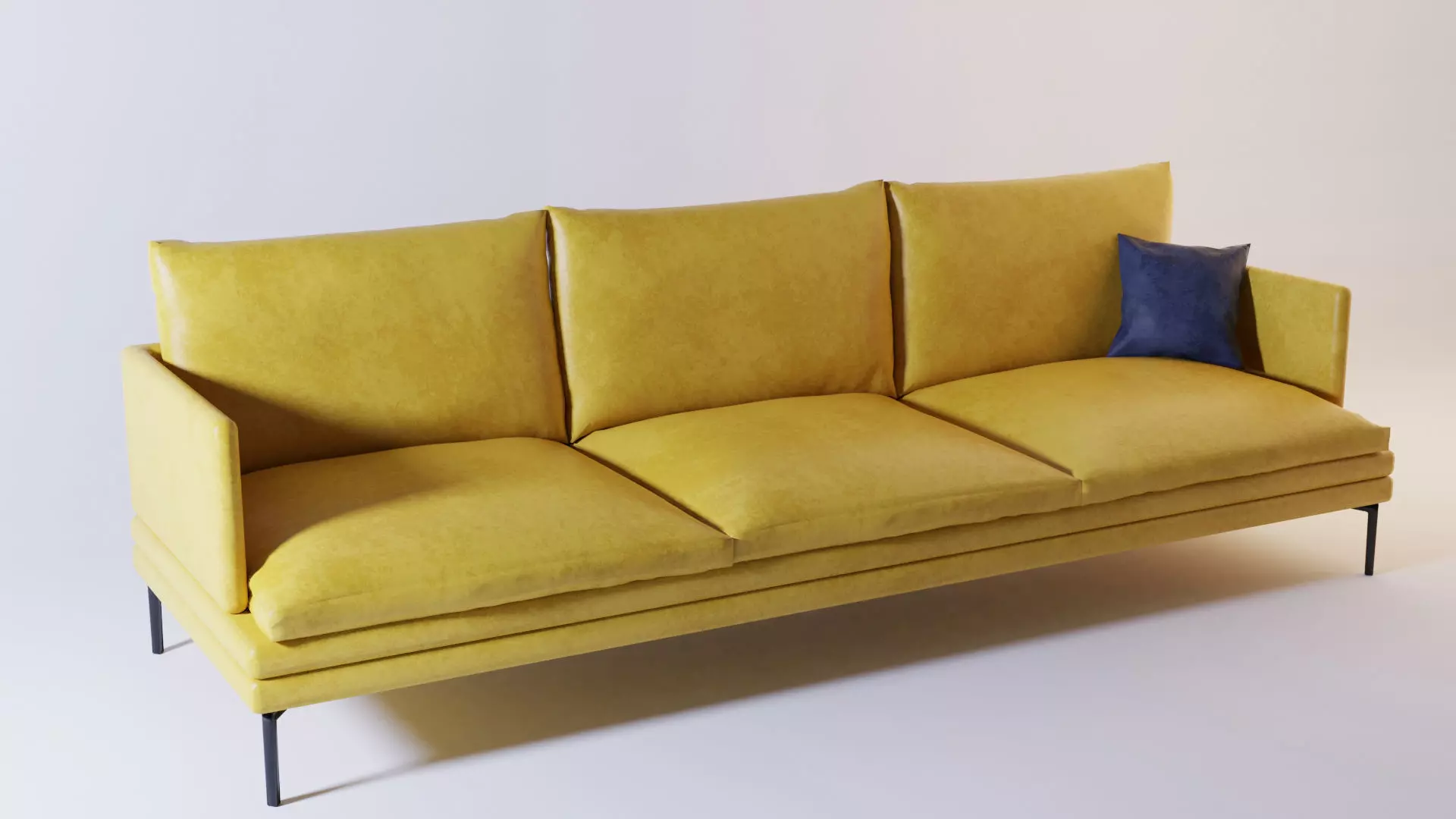 Handmade sofa 3D model_0