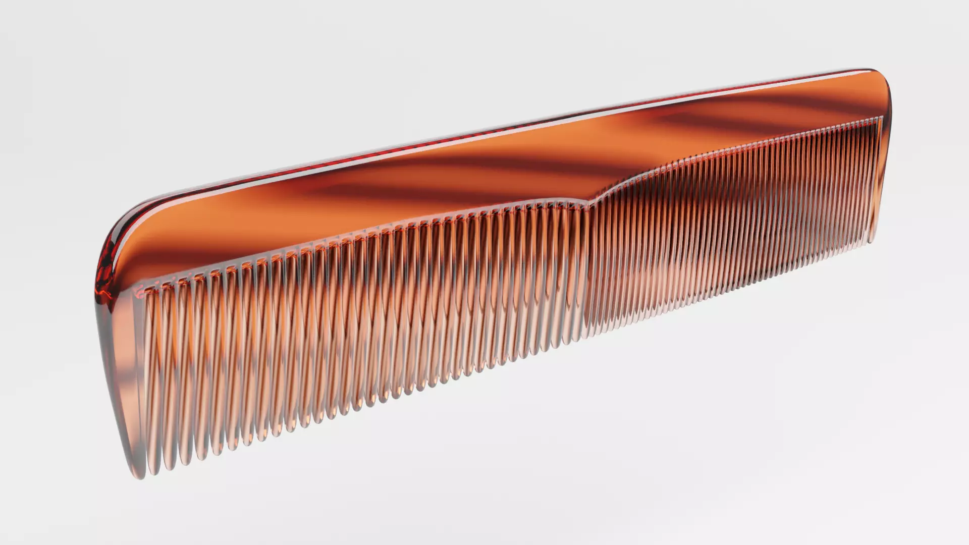 Tortoiseshell Comb 3D model_0