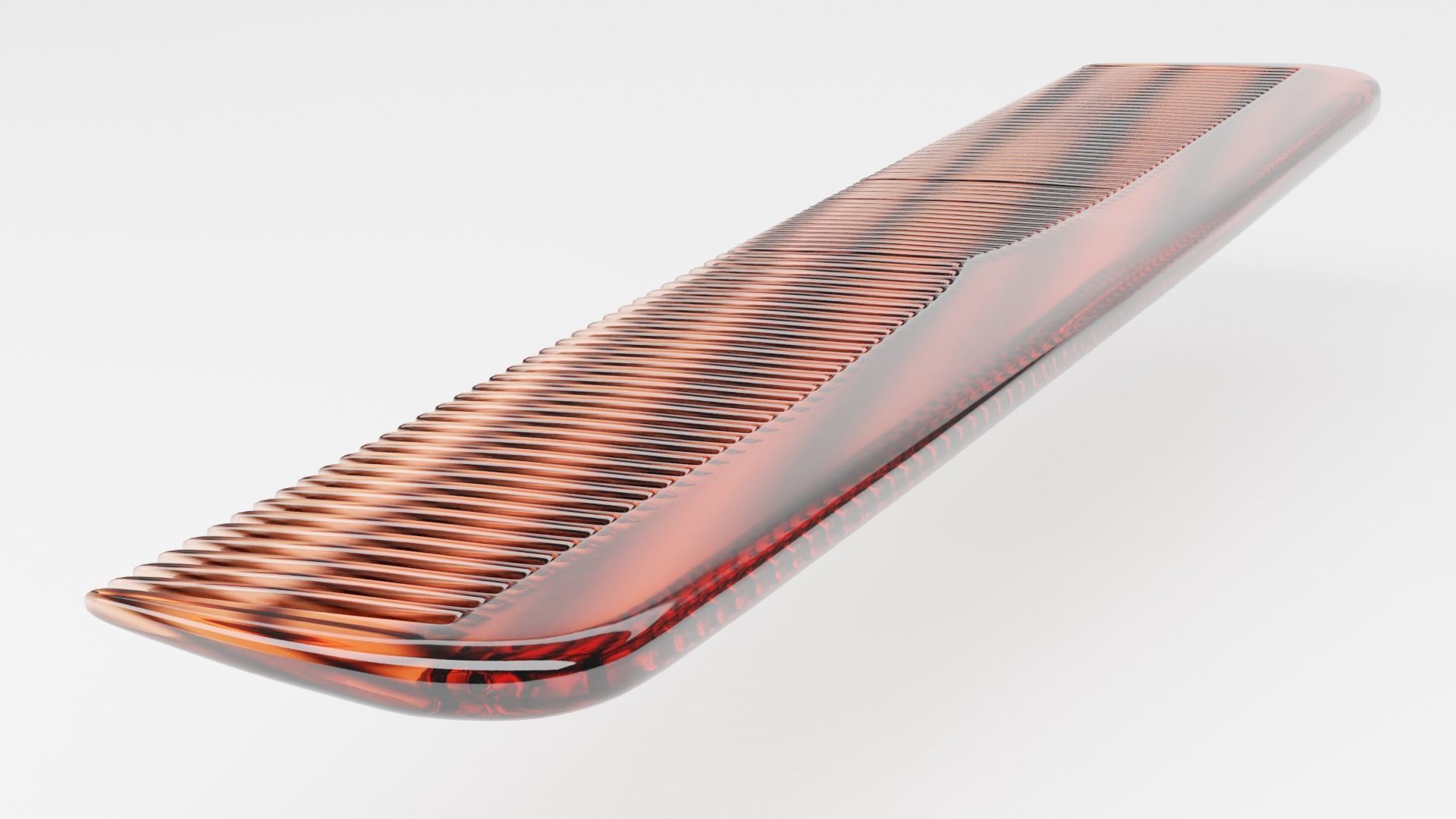 Tortoiseshell Comb 3D model_5