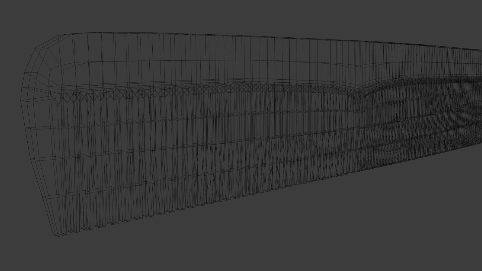 Tortoiseshell Comb 3D model_12