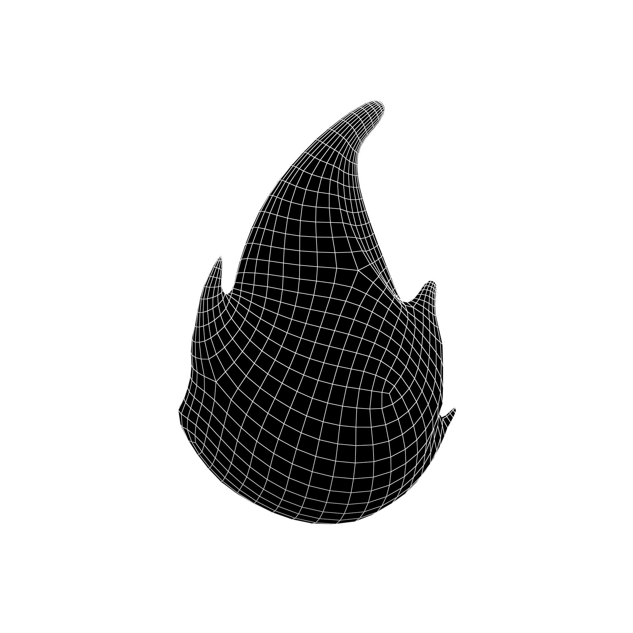 Fire v1 002 Low-poly 3D model_5