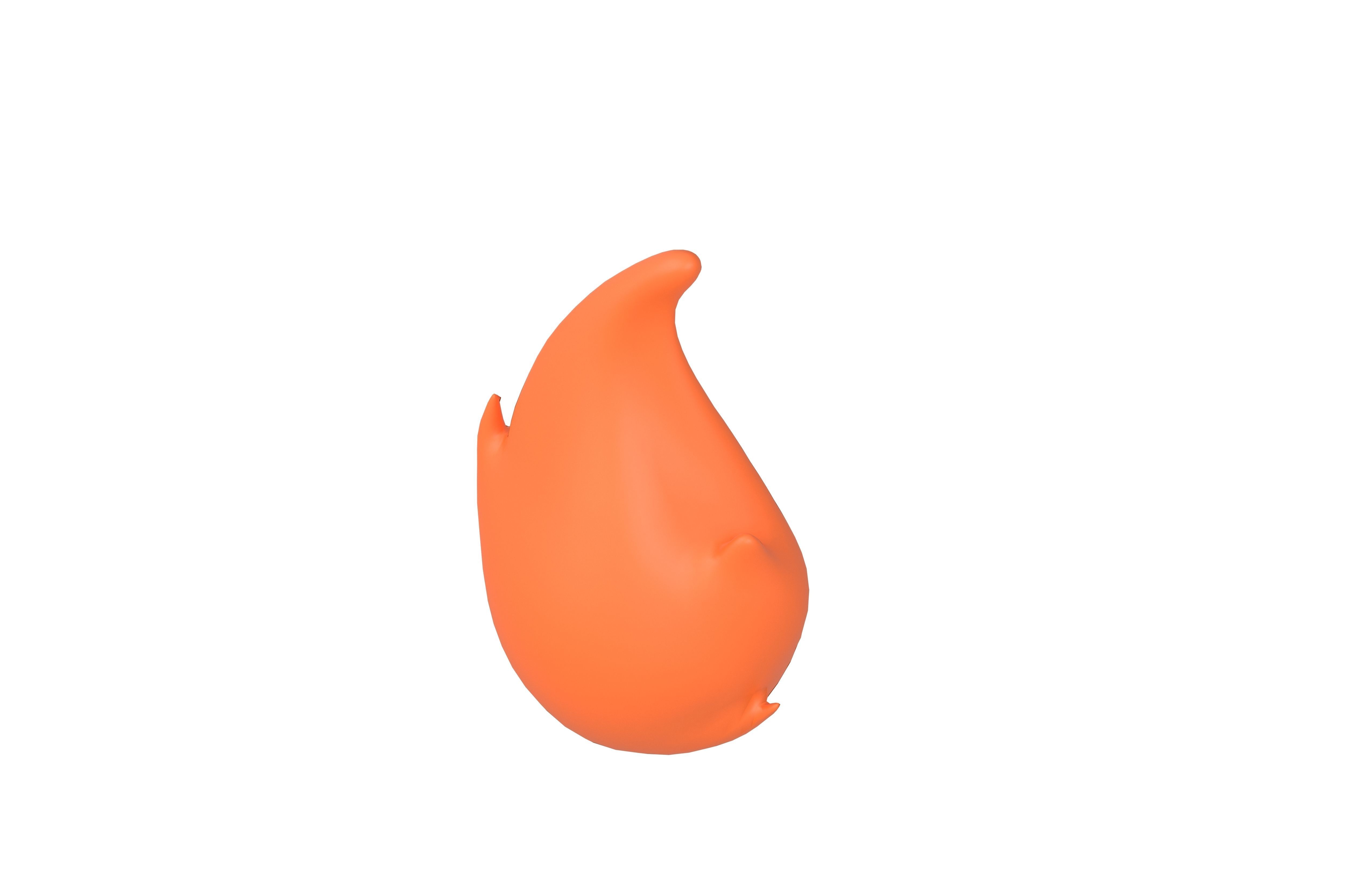 Fire v1 002 Low-poly 3D model_4