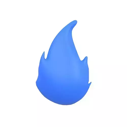 Fire v1 005 Low-poly 3D model