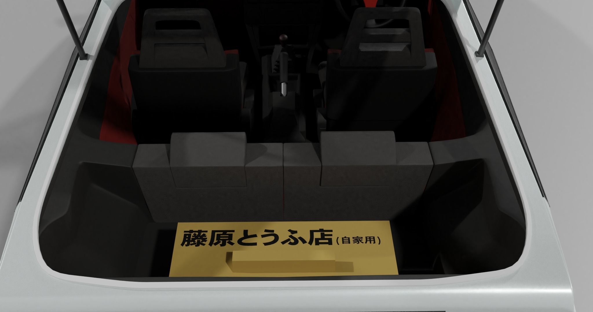 Toyota AE86 Trueno 3dmodeling 3D model_3