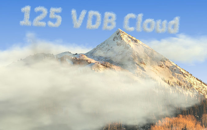 125 VDB Cloud 3D model