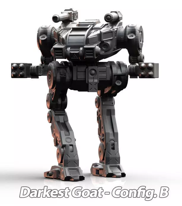 Mech- Darkest Goat B 3D print model_0