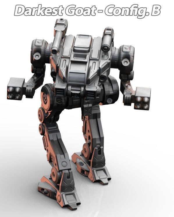 Mech- Darkest Goat B 3D print model_4