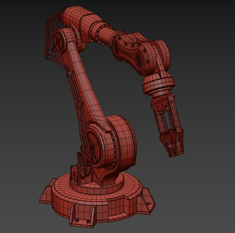 robot manipulator 3D model_14