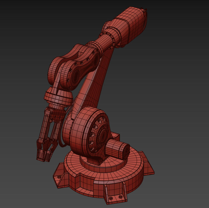 robot manipulator 3D model_15