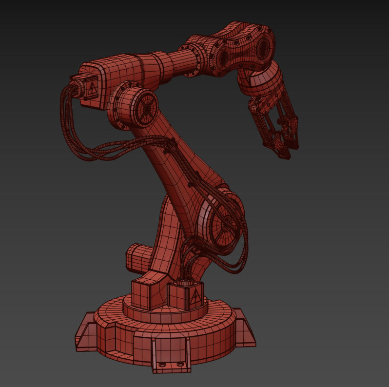robot manipulator 3D model_11