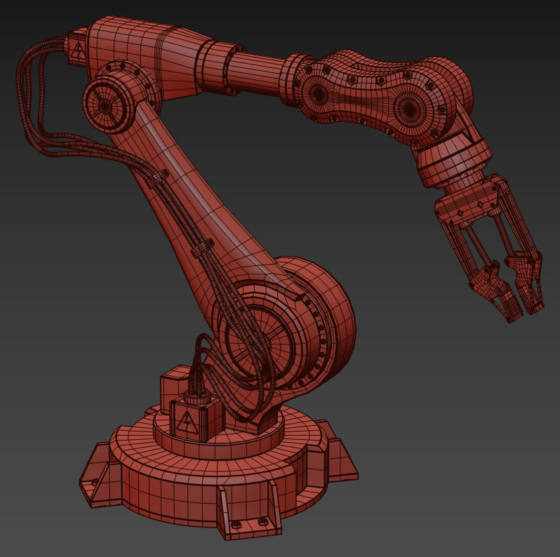 robot manipulator 3D model_13