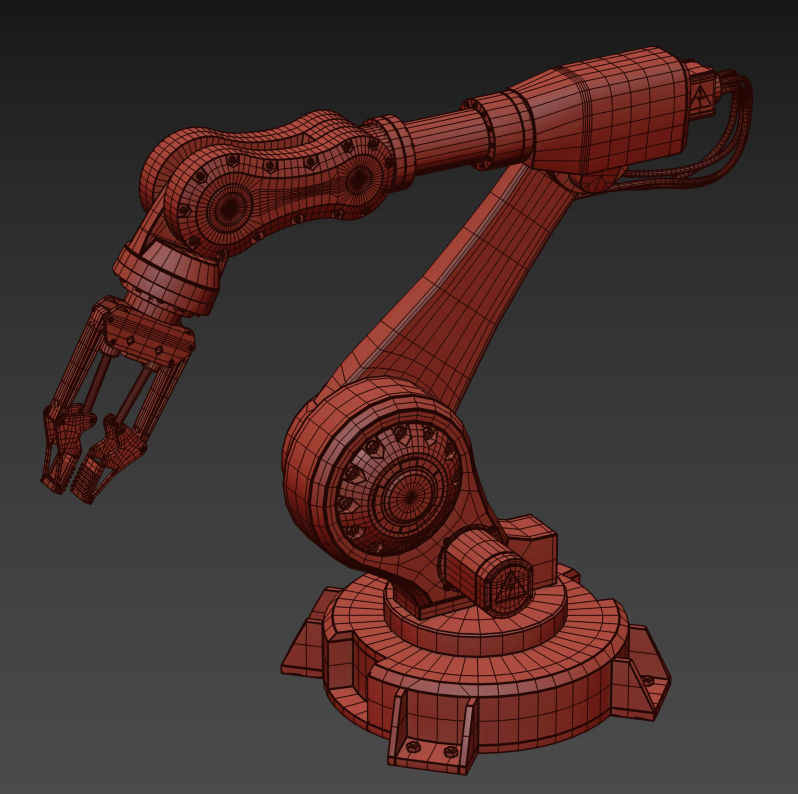 robot manipulator 3D model_9