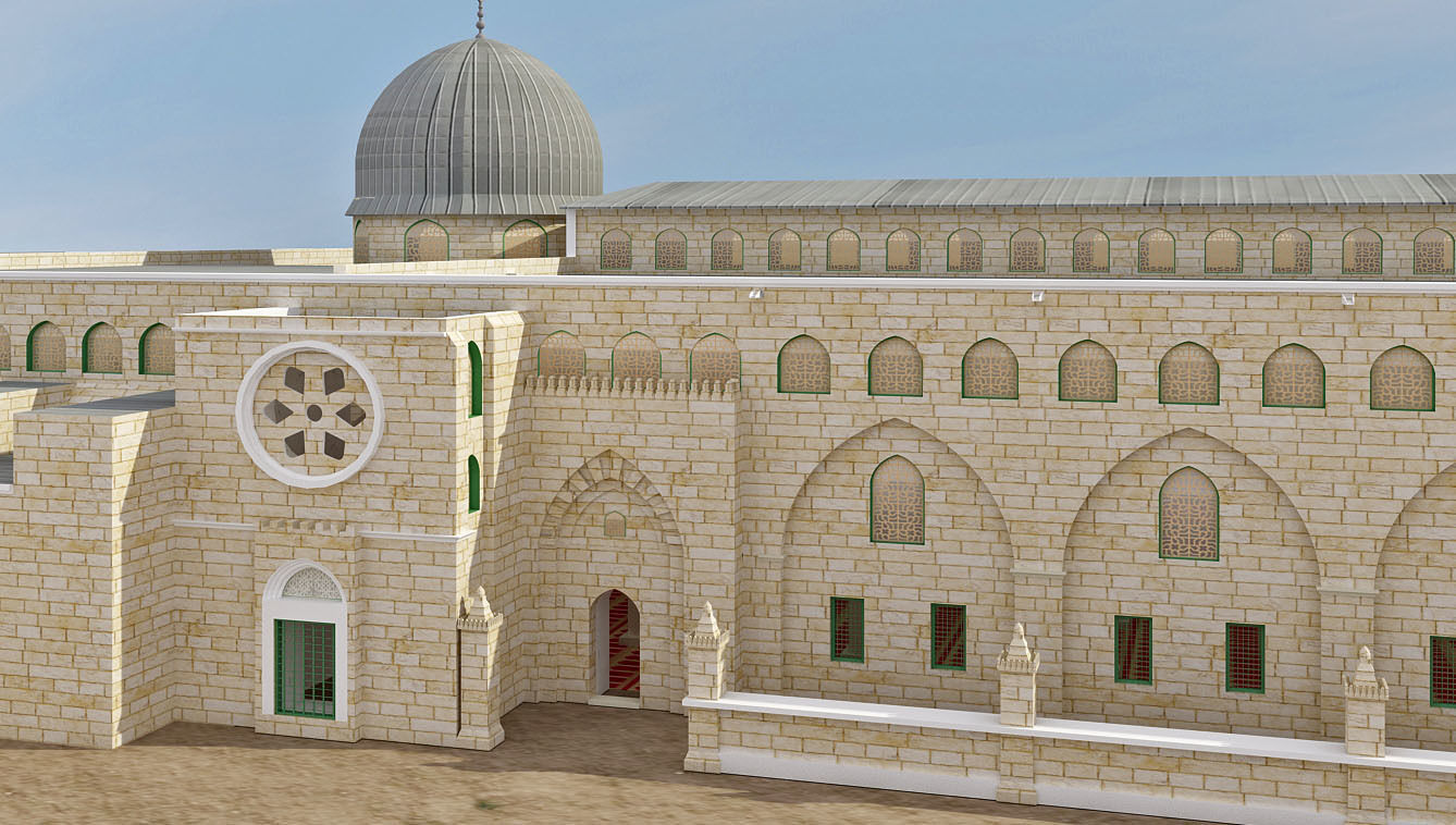 Al-Aqsa Mosque 3D model_5