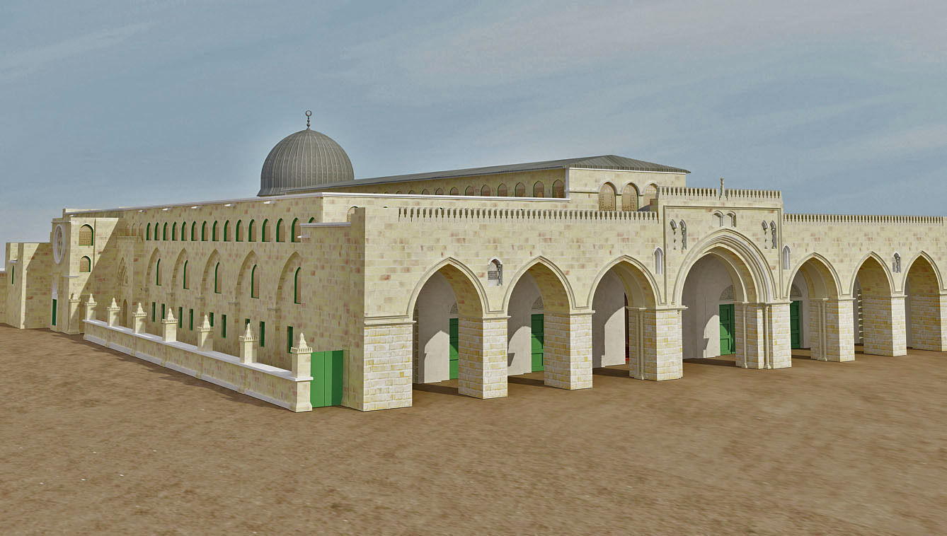 Al-Aqsa Mosque 3D model_7