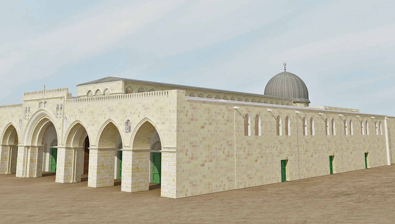 Al-Aqsa Mosque 3D model_9