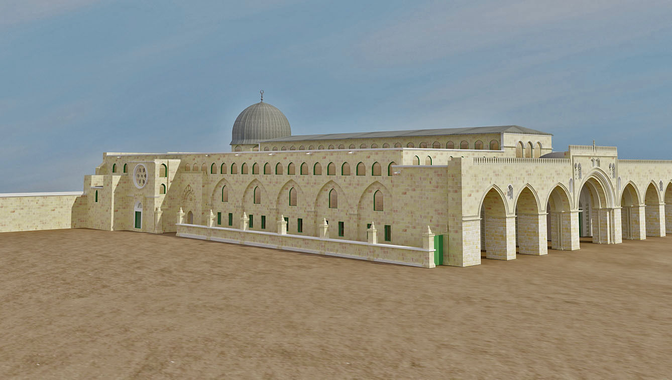 Al-Aqsa Mosque 3D model_6