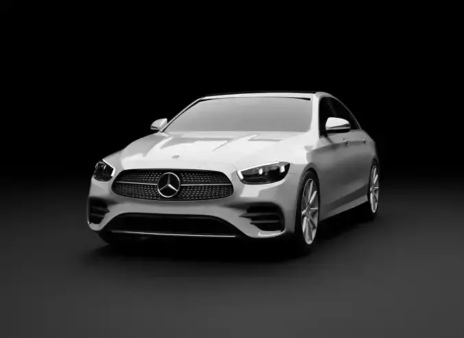 Mercedes-Benz E-Class 2021 Sedan In Official Design 3D model