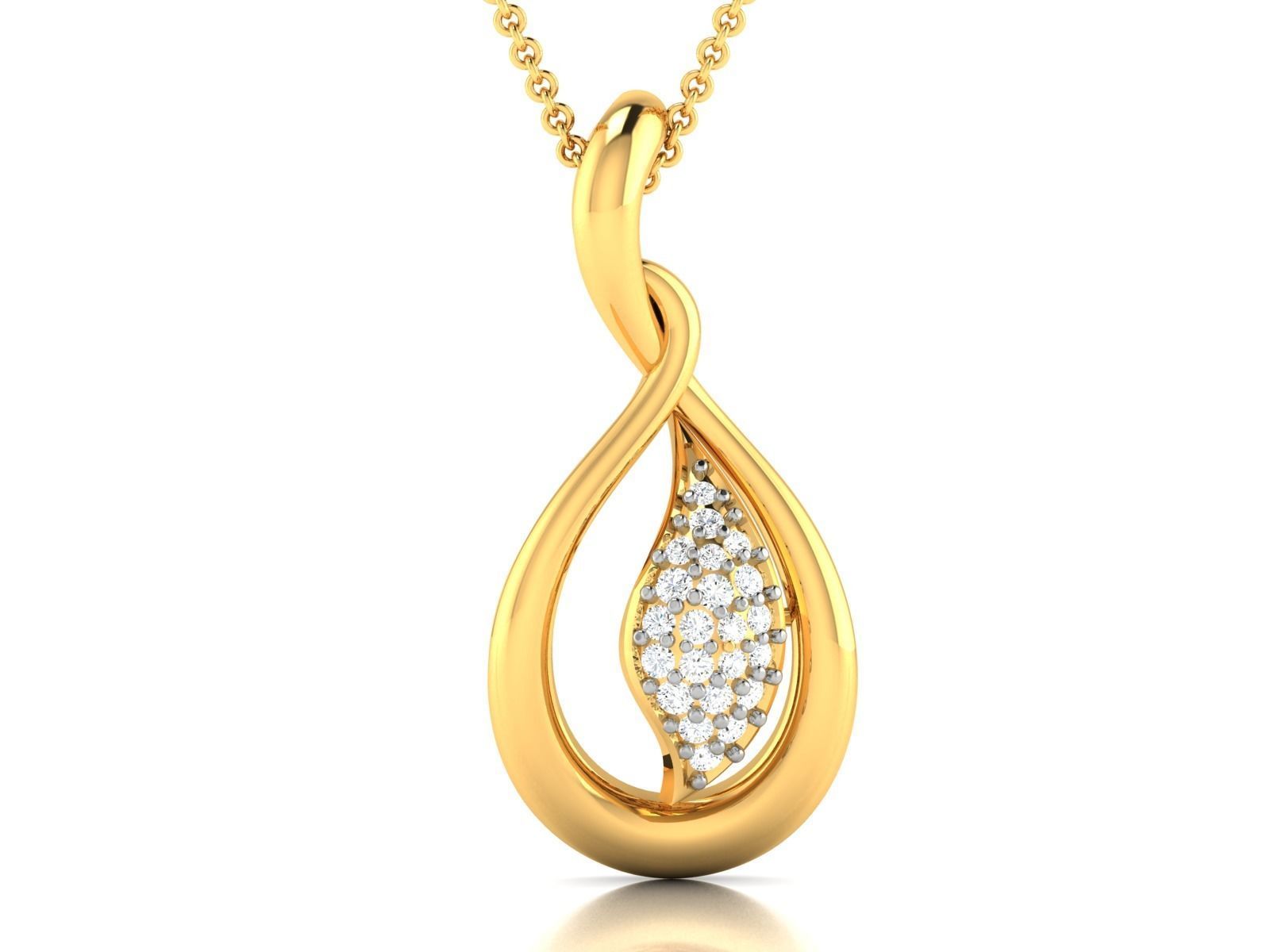 Women pendant-earrings set 3dm render detail 3D print model_4