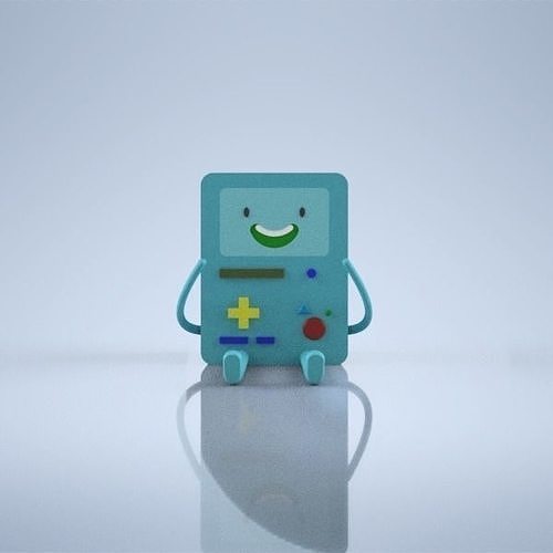 Here Your Friend BMO from Adventure Time Free 3D print model