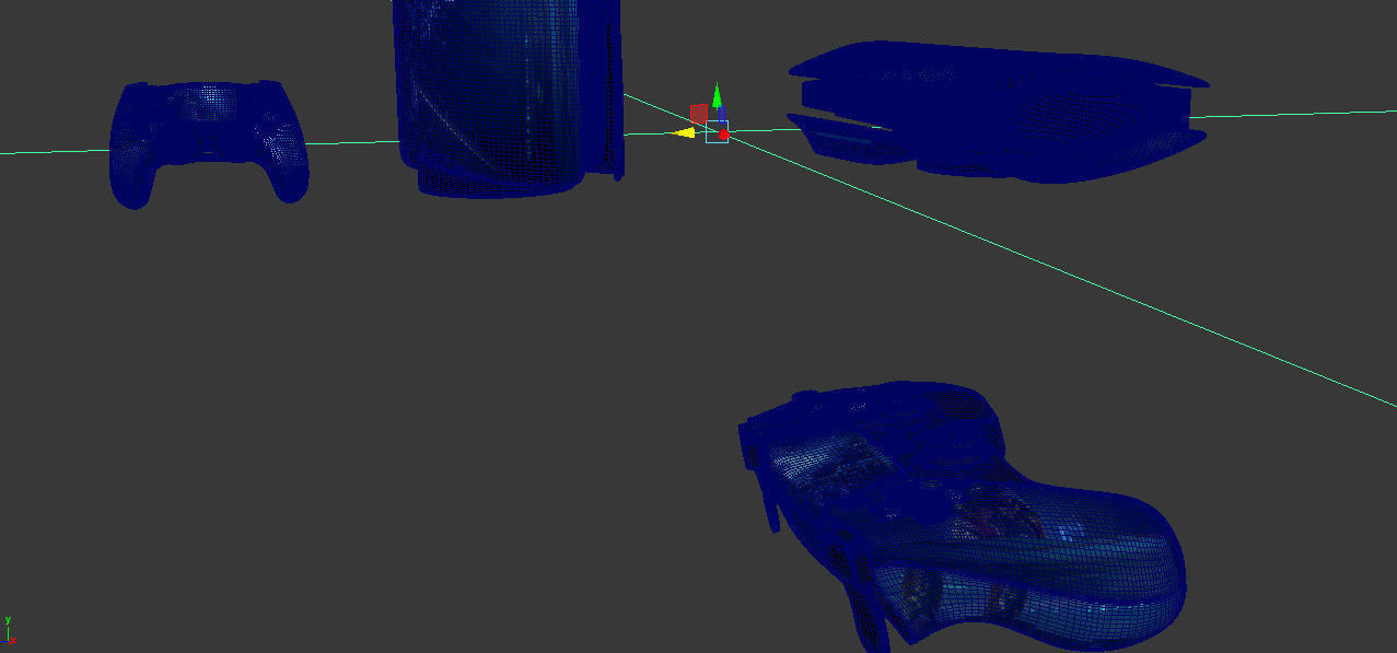 Ps5 DualSense Mass effect 3D model_6