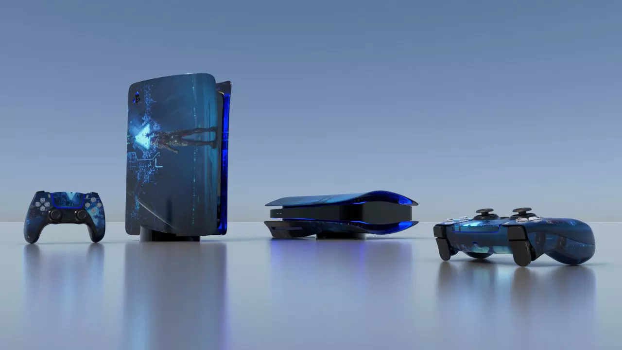 Ps5 DualSense Mass effect 3D model_0