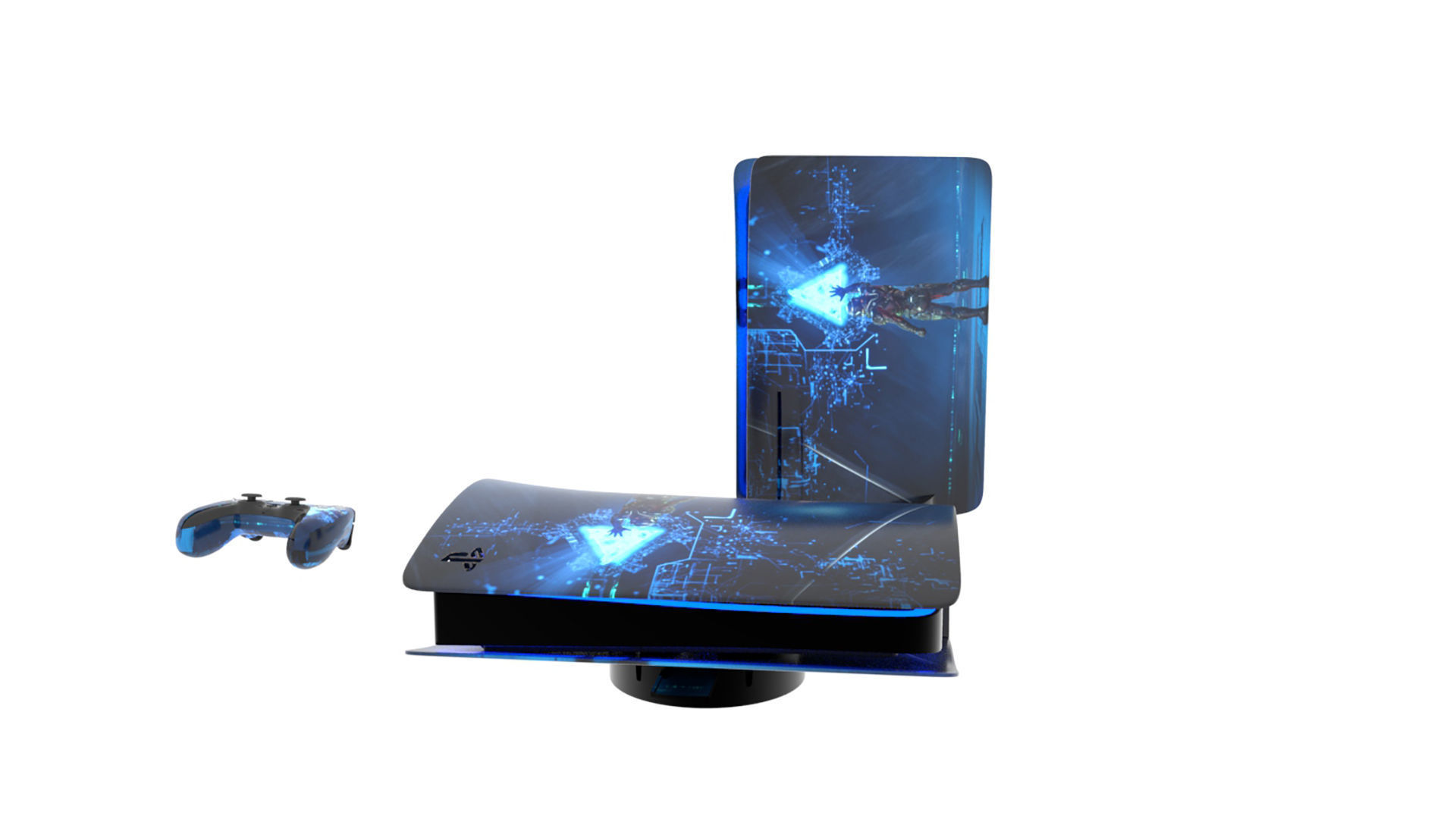 Ps5 DualSense Mass effect 3D model_2